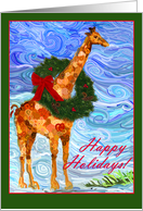 Holiday Giraffe