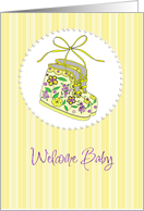Welcome Baby yellow...
