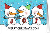 Joyful Snowman Trio...