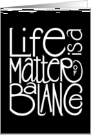 Life Balance White