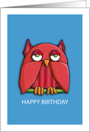 Red Owl aqua Happy...