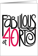 Fabulous at 40!