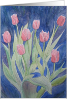 Mother’s Day: Pink Tulips card