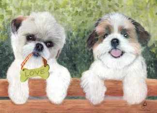 Cute Puppy Painting...