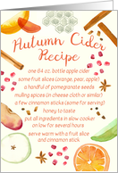 Autumn Cider Recipe...