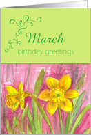 Happy March Birthday...