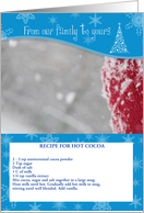 Christmas Recipe/Cooking - Photo Card