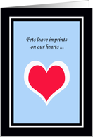 Pet Sympathy Card --...