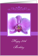 75th Birthday Orchid...
