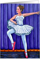 Little Ballerina Invitation Card