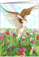 Winged Easter Rabbit