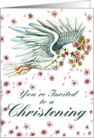 Dove Invite - Christening card