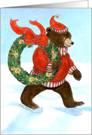 Christmas Brown Bear...