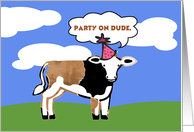 Birthday Cow