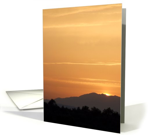 Sunset card (318502)