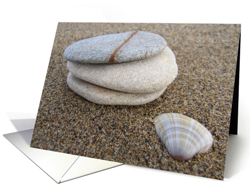 Pebbles and Shell card (378224)