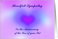 Anniversary Sympathy...