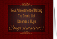 Dean's list Congrats