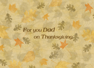 Thanksgiving - Dad -...