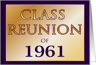 Class Reunion of...