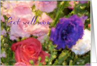 Get well soon - Floral Bouquet card