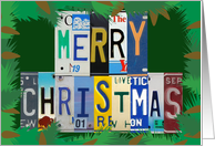 License Plates Merry...