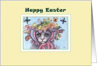 Happy Easter, cat in...