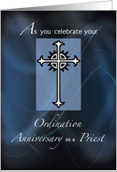 Ordination Anniversary of Priest card