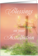 Installation Blessings Congratulations Welcome Baptist Minister card