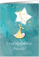 New Parents Congratulations Baby in Stars card