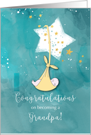 Becoming a Grandpa Congratulations Baby in Stars card