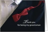Groomsman Thank You...