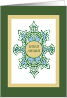 Girl Scout Gold Award Congratulations Success High Honor card