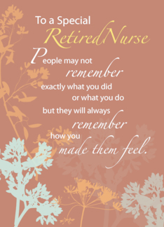 Retired Nurse Nurses...