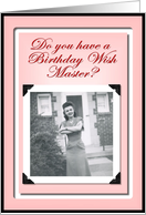 Birthday Wish Master...