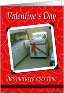 Valentines Stove - Funny card