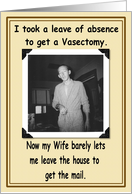 Vasectomy Congrats
