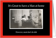 A Man at home -...