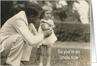 Uncle Congratulations card