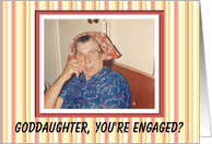 Goddaughter Engaged...