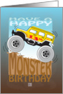 Happy 13th Birthday, Monster Truck card