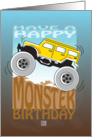 Happy Birthday, Monster Truck card