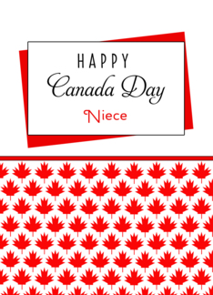 For Niece Canada Day...