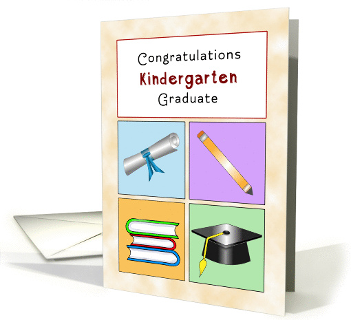 Kindergarten Graduate Graduation Greeting... (1101382)