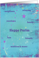 Happy Purim, Stars