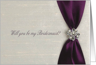 Plum Satin Ribbon...