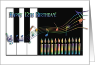 Piano 12th Birthday