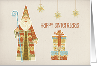 Saint Nicholas, Presents, Happy Sinterklaas card