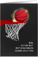 Basketball and Net,...