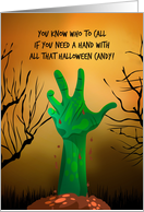 Spooky Green Hand...